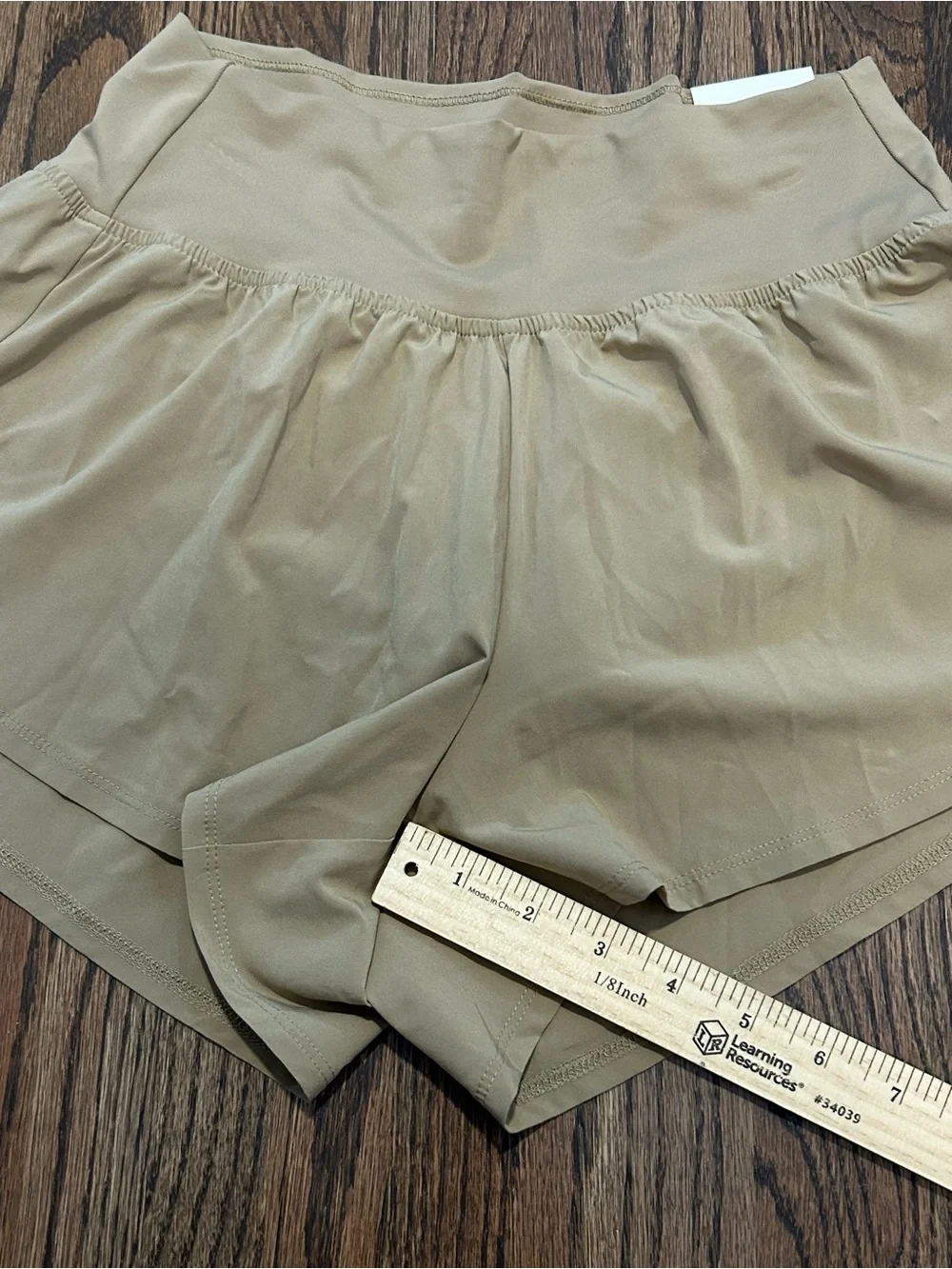 DSG Stride High-Rise Running Shorts Women’s Small Warm Stone NWT